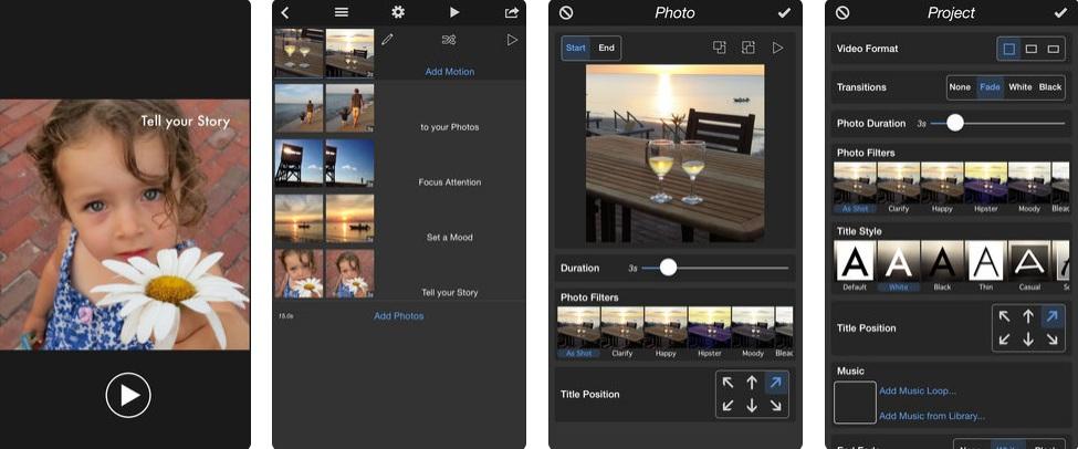 Программа для создания видеороликов из фото для айфона бесплатно